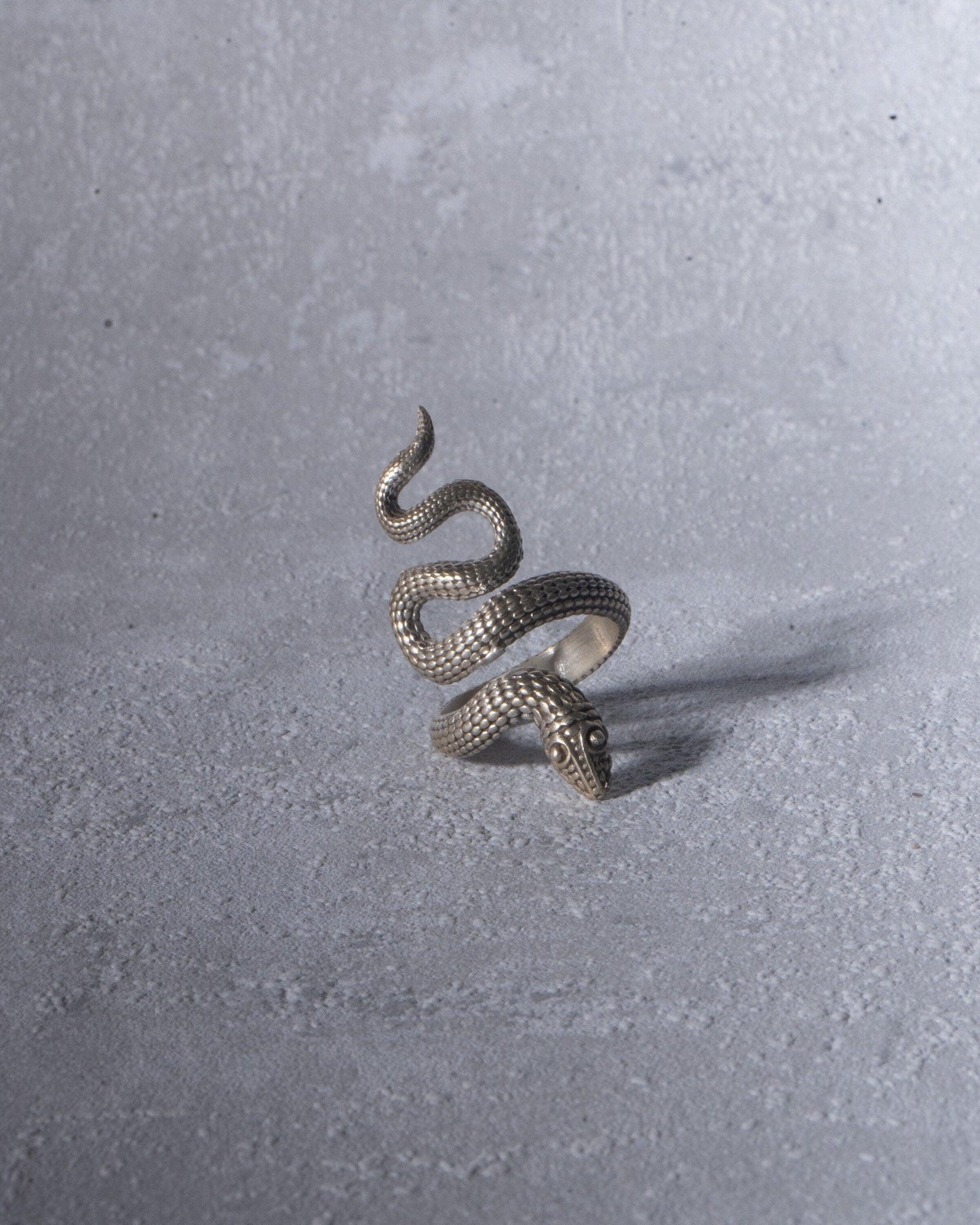 Großer Schlangenring aus Silber