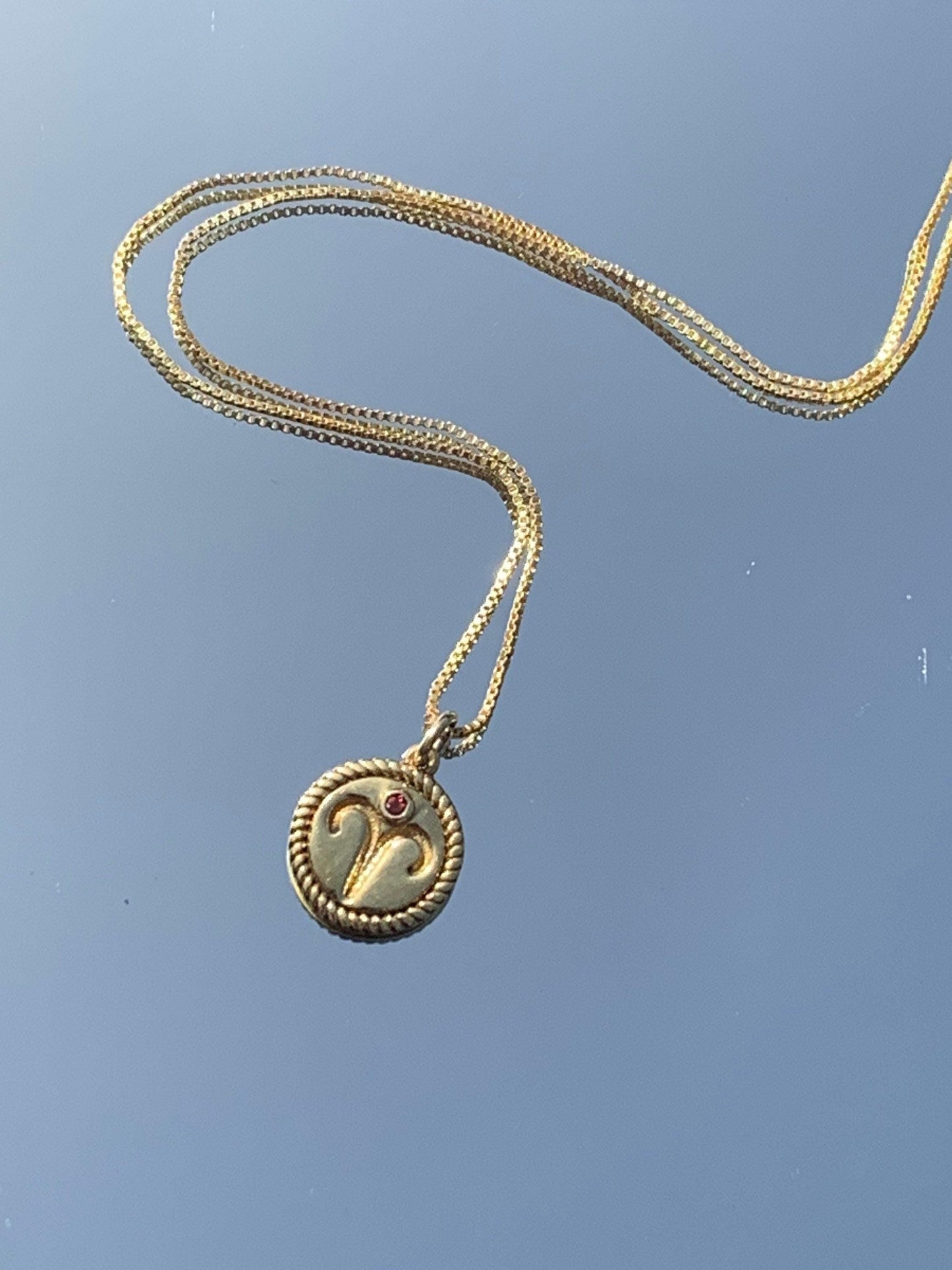 Amulett Widder, Kette Sternzeichen Widder