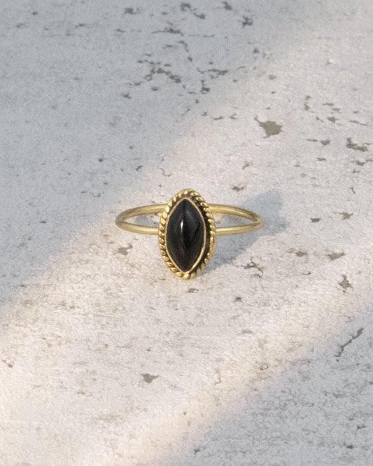 Ring mit ovalem Onyx - RSS2