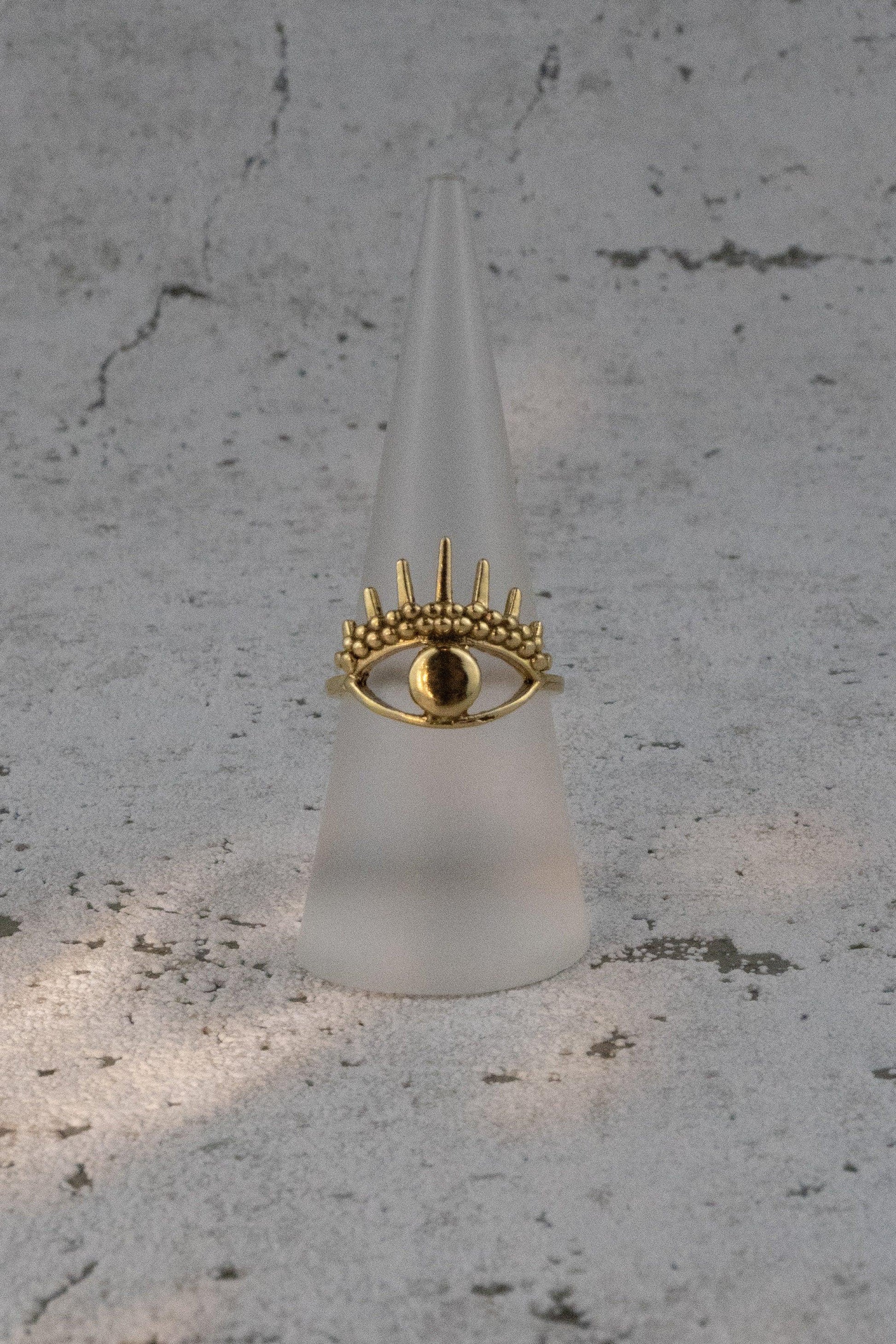 Messingring mit Auge