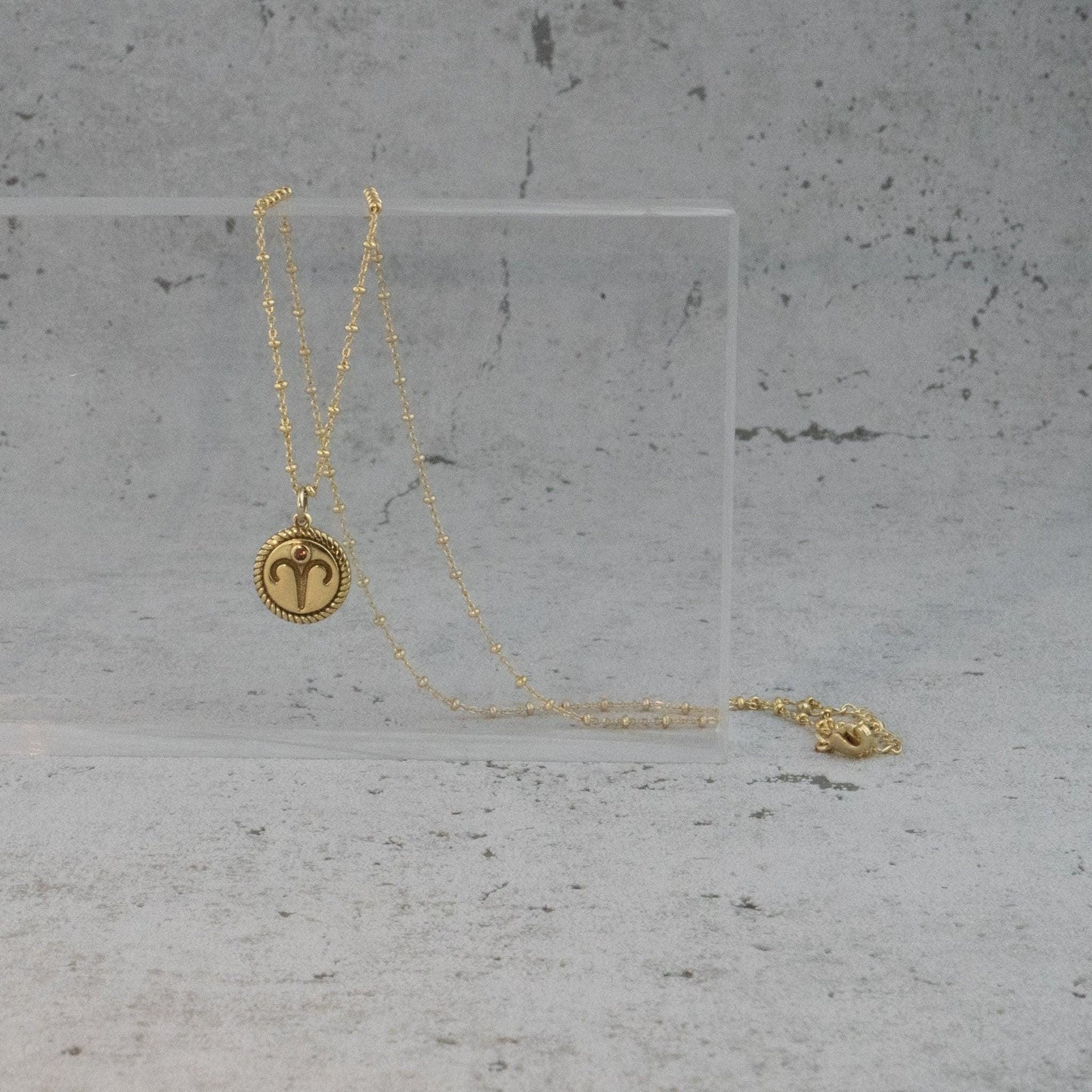Amulett Widder, Kette Sternzeichen Widder