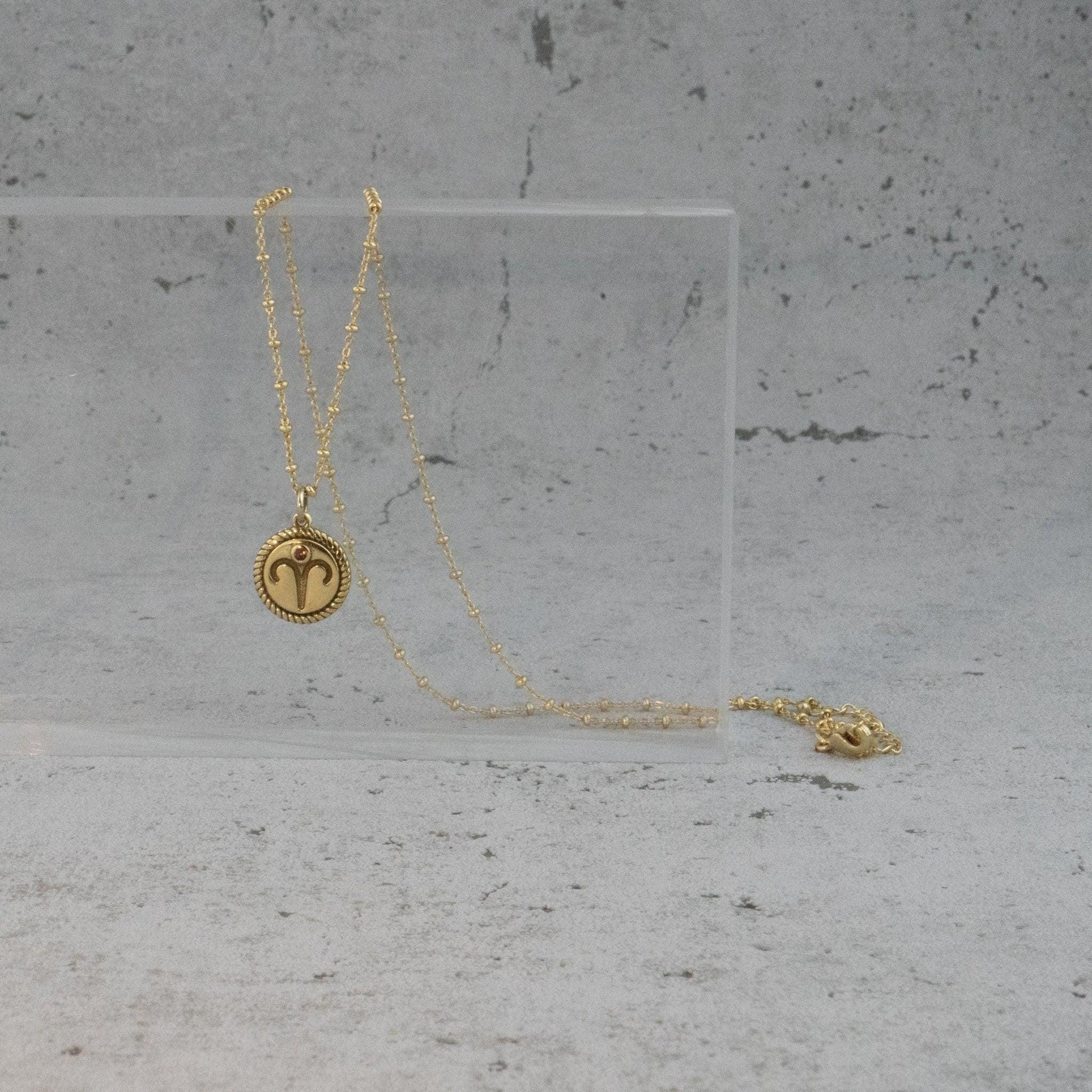 Amulett Widder, Kette Sternzeichen Widder