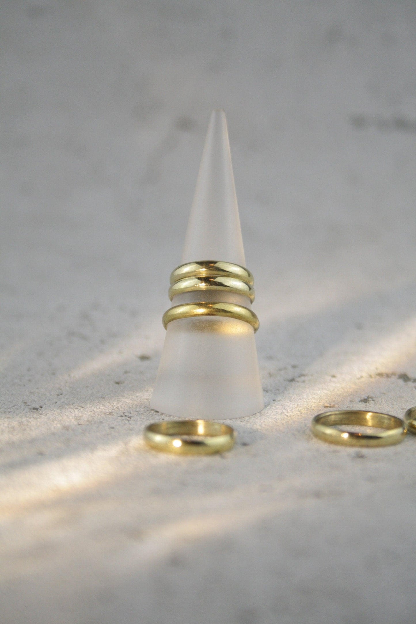 Schlichter, glatter Messingring - RB3