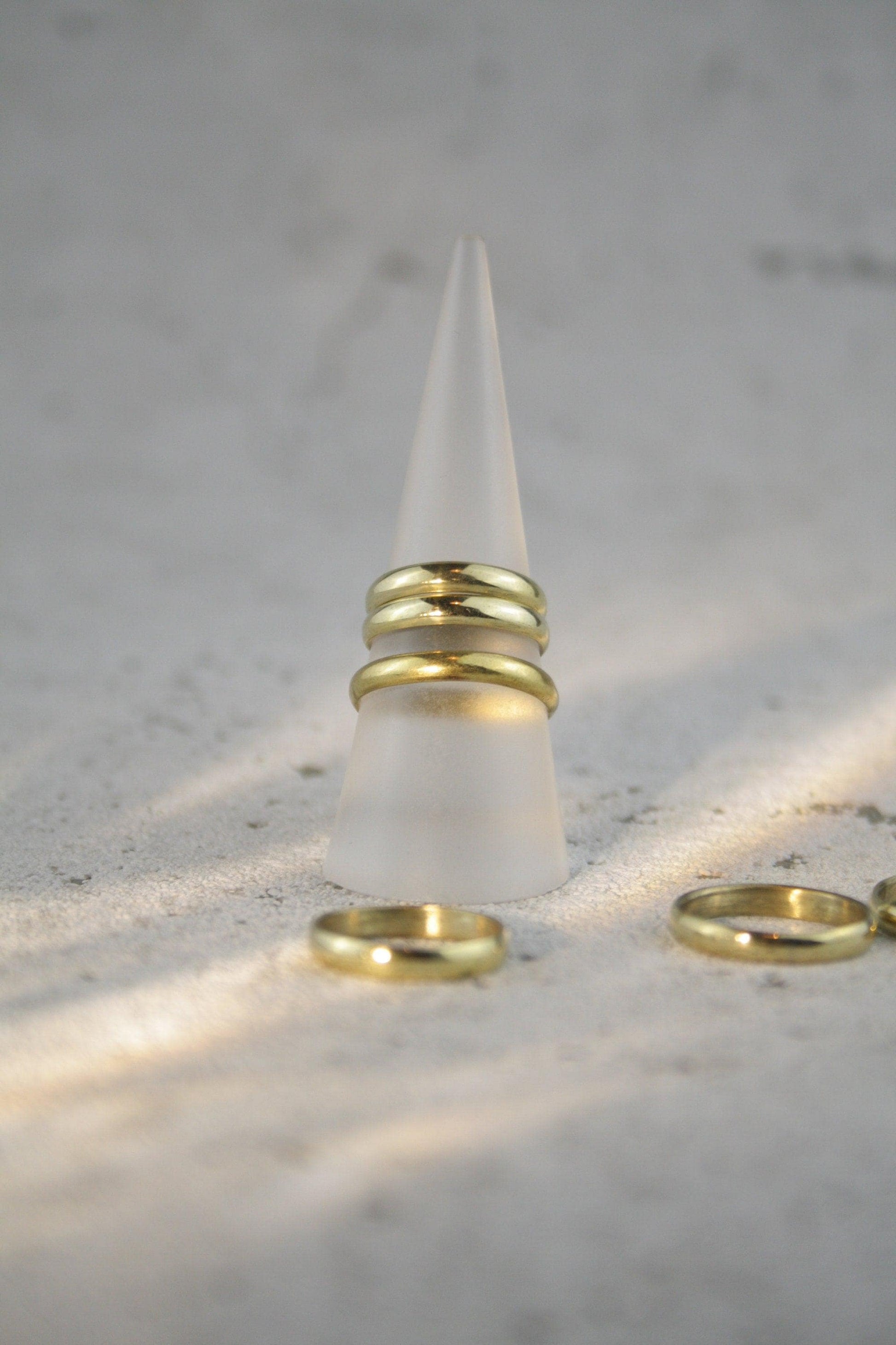 Schlichter, glatter Messingring - RB3